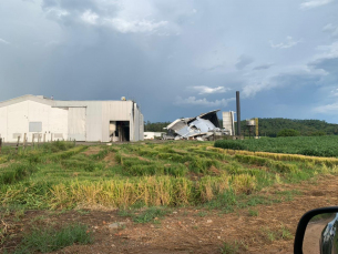 Notícia - Com destruições dos últimos dias, Meleiro cogita tornado (VÍDEO)