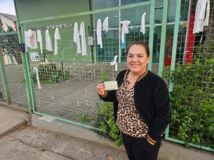 Notícia - Em Criciúma, já tem eleitor esperando pra votar!