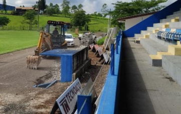 Notícia - Estádio da Montanha segue em obras no Caravaggio