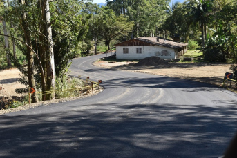 Notícia - Asfalto no acesso à Barragem do Rio São Bento