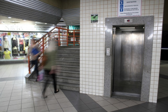 Notícia - Elevador do Terminal Central sofre com vandalismo