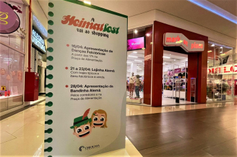 Notícia - Cultura alemã invade Criciúma Shopping para aquecimento da 11ª Heimatfest