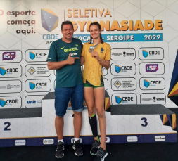 Notícia - Atleta de atletismo de Criciúma representará o Brasil no Gymnasiad 2022 na França