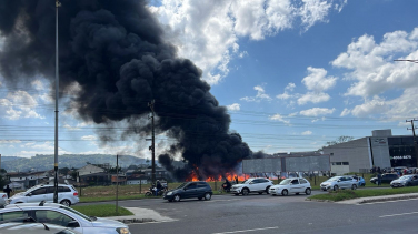 Notícia - Nações Shopping foi evacuado após incêndio em indústria