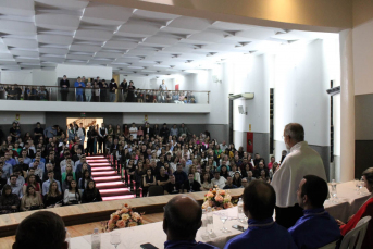 Notícia - Formatura celebra conquista de acadêmicos UniSatc