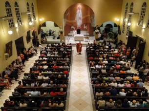 Notícia - Paróquia Santa Bárbara se prepara para festa da Padroeira