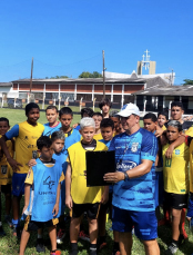 Notícia - Time de futebol Sementes para o Futuro abre campeonato regional da LUD 