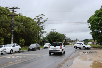 Notícia - Içara: Lideranças empresariais cobram continuidade das obras na SC-445