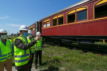 Notícia - Ferroviária é inaugurada no Porto de Imbituba 