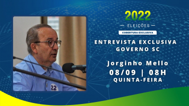 Notícia - Jorginho Mello afirma que é o candidato de Bolsonaro em SC