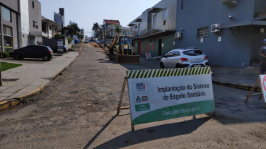 Notícia - CASAN intensifica obras de esgoto do São Luiz