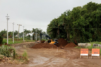 Notícia - Obras na Jacob Westrup começam a se tornar realidade