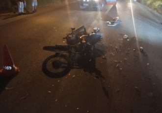 Notícia - Motociclista fica ferido em colisão contra automóvel na SC-108