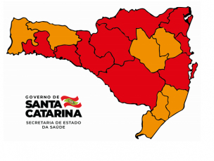 Notícia - Matriz de Risco: Amrec, Amesc e Amurel no grau laranja