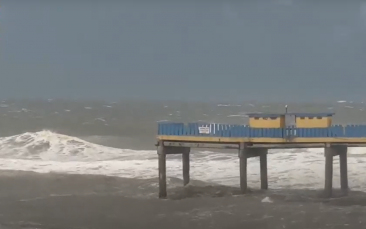 Notícia - Mar segue agitado no litoral Sul (Veja ao vivo)