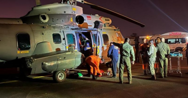 Notícia - Sexto sobrevivente do barco que naufragou em Garopaba é resgatado