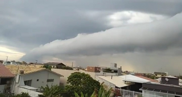 Notícia - Das nuvens em Balneário Rincão, belas imagens e muitos alertas