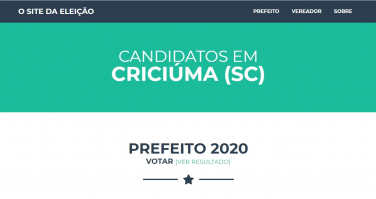 Notícia - O site que faz enquetes eleitorais está fora da lei