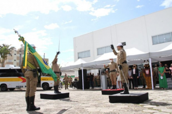 Notícia - Polícia Militar Rodoviária realiza solenidade de troca de comando em Santa Catarina