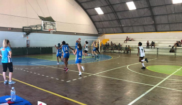 Notícia - Equipe Satc/FME de basquete vence amistosos