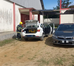 Notícia - Bombeiros são acionados após vazamento de GNV em Sangão