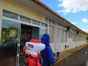 Notícia - Como funciona o processo de sanitização e desinfecção nas escolas estaduais 