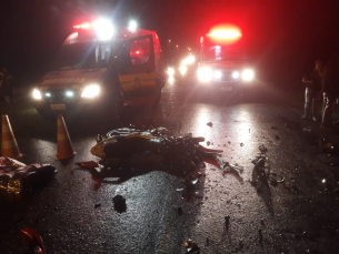 Notícia - Timbé do Sul: motociclista morre após colisão frontal na SC-285