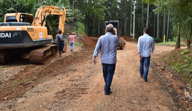 Notícia - Siderópolis conclui trabalhos de recuperação da rodovia SC-445