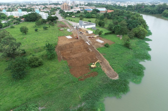 Notícia - Avança a obra da ponte entre Tubarão e Capivari de Baixo