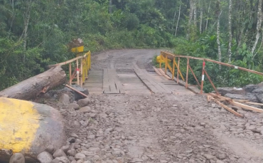 Notícia - Siderópolis: Pontes afetadas pelas fortes chuvas são recuperadas