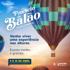 Notícia - Nações Shopping apresenta evento inédito no fim de semana  