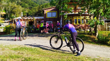 Notícia - Pedal de Siderópolis homenageia mães ciclistas