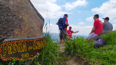 Notícia - Pedra do Índio, em Gravatal, atrai trilheiros de Criciúma