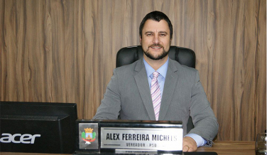 Notícia - Alex Michels em busca de apoio para as eleições de 2020