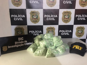 Notícia - PRF prende homem com 25 mil comprimidos de ecstasy 