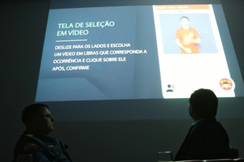 Notícia - Corpo de Bombeiros lança aplicativo para surdos