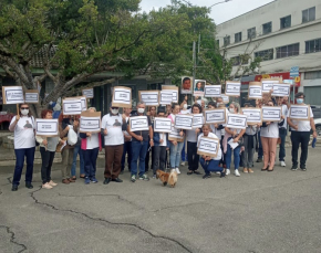 Notícia - Caso Alisson: familiares e amigos protestam em Lauro Müller