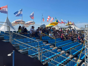 Notícia - Beach Tennis: o público começou a chegar cedo