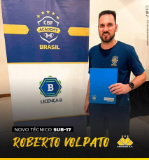 Notícia - Roberto Volpato é o novo técnico do sub-17 do Criciúma