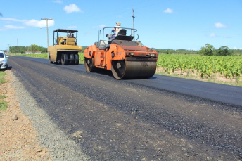 Notícia - Obras na Rodovia Demétrio José da Rocha avançam em Maracajá