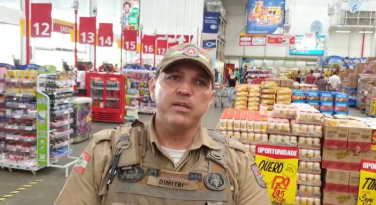 Notícia - Polícia Militar tranquiliza população quanto ao abastecimento nos supermercados (VÍDEO)