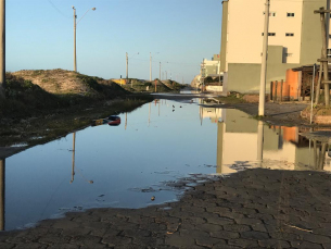 Notícia - Rincão contabiliza estragos devido à ressaca