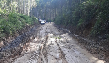 Notícia - Estrada estadual do Rio Caeté estará interditada até quarta