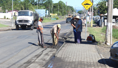 Notícia - Prefeitura conclui pavimentação de 10 ruas no bairro Nossa Senhora da Salete