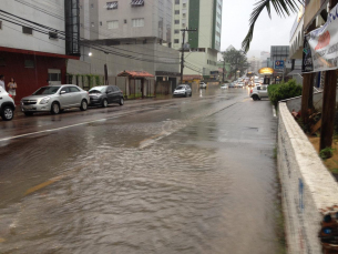 Notícia - Centro, São Luiz e Próspera, regiões mais atingidas pelo temporal