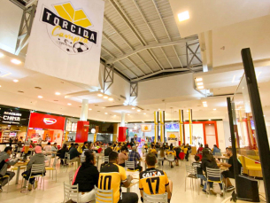 Notícia - Criciúma Shopping volta a transmitir jogos do Tigre