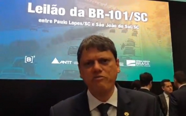 Notícia - Ministro comemora resultado de leilão de BR-101