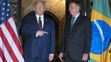 Notícia - Alinhados ideologicamente, Trump e Bolsonaro atuam de forma diferente em meio a pandemia