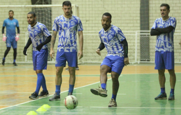 Notícia - Treino do Caravaggio é realizado no ginásio nesta quinta-feira