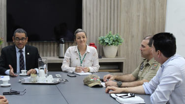 Notícia - Unesc e Polícia Militar dialogam pela segurança do campus e seus arredores